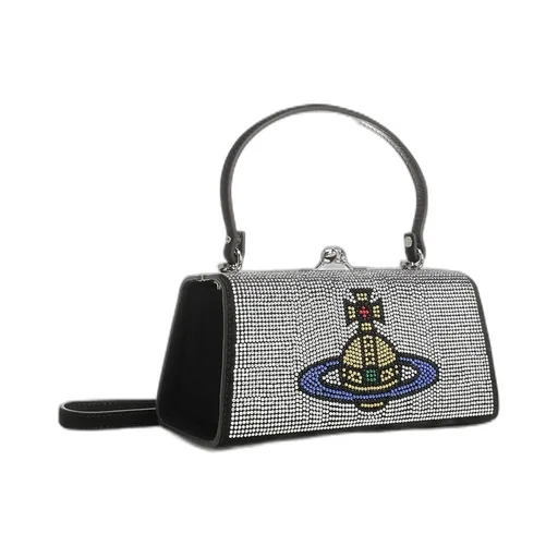 Vivienne Westwood Orb Embellished Top Handle Bag