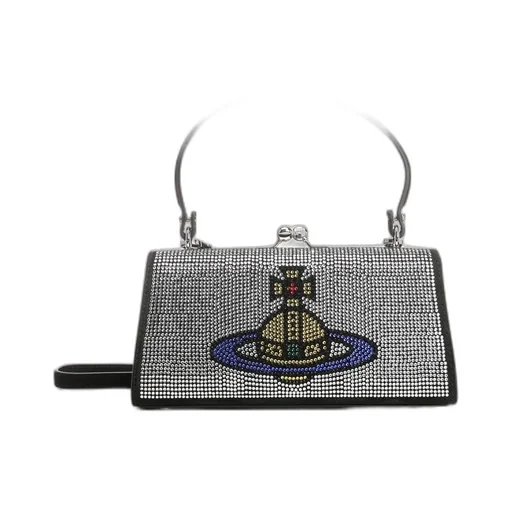 Vivienne Westwood Orb Embellished Top Handle Bag