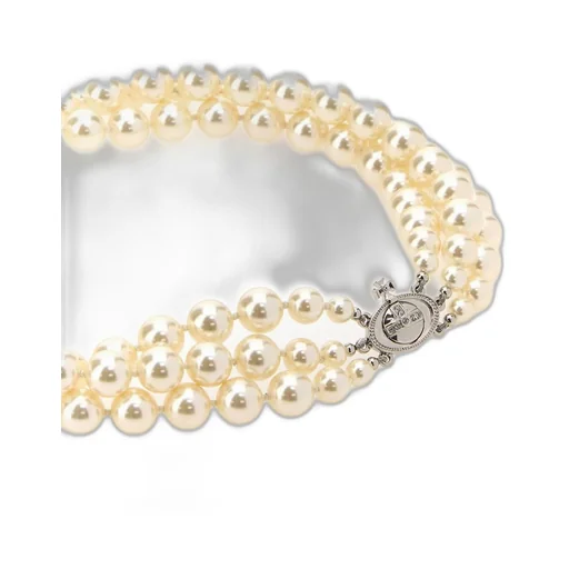 Pearl Necklace With Orb Pendant