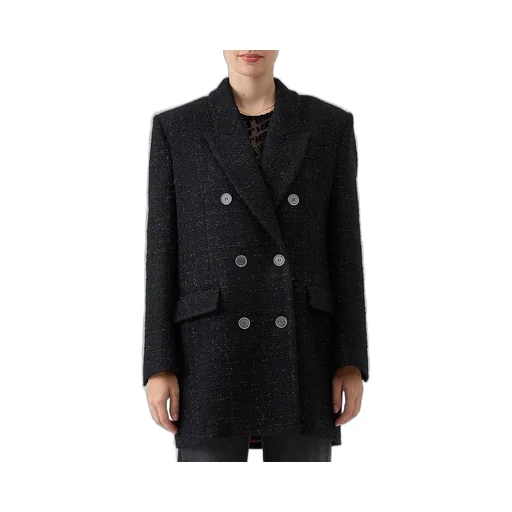 Double-Breasted Tweed Blazer