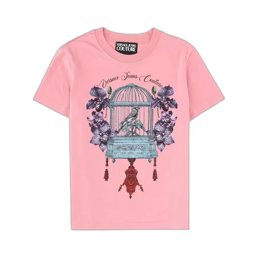 T-Shirt With Birdcage Print