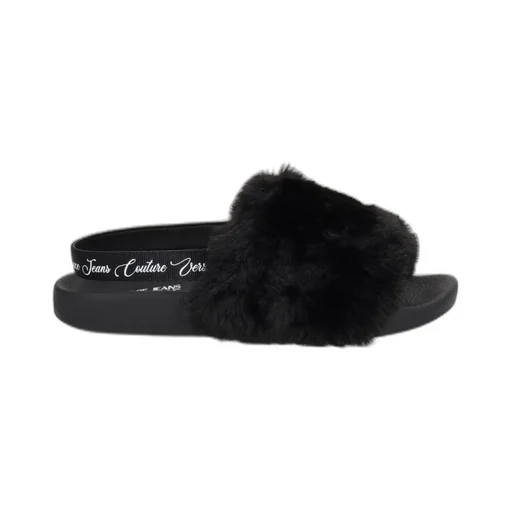 Faux Fur Slides