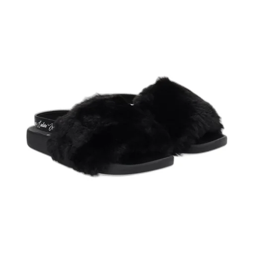 Faux Fur Slides
