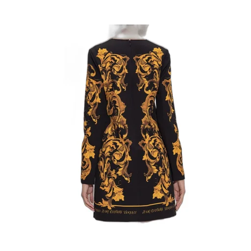 Baroque Print Mini Dress