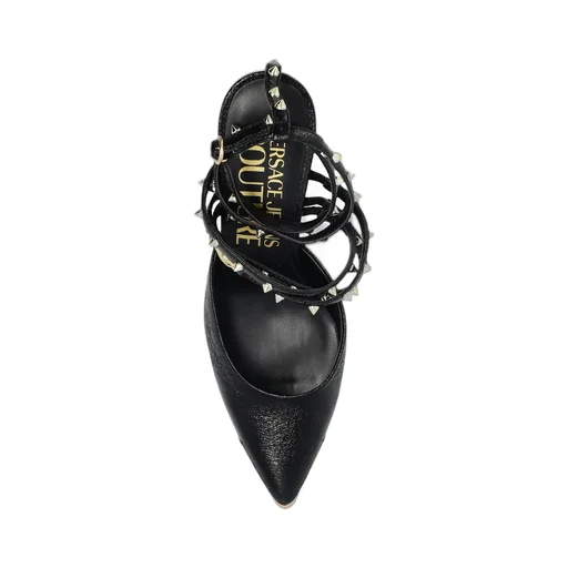 Stiletto Heels With Studs And Ankle Strap