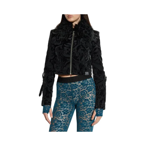 Velvet Baroque Print Jacket
