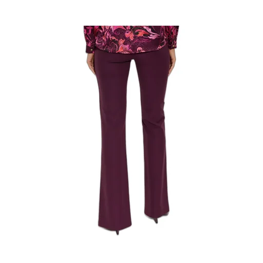 High-Waisted Flared Trousers