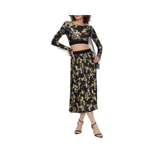 Pleated Midi Skirt