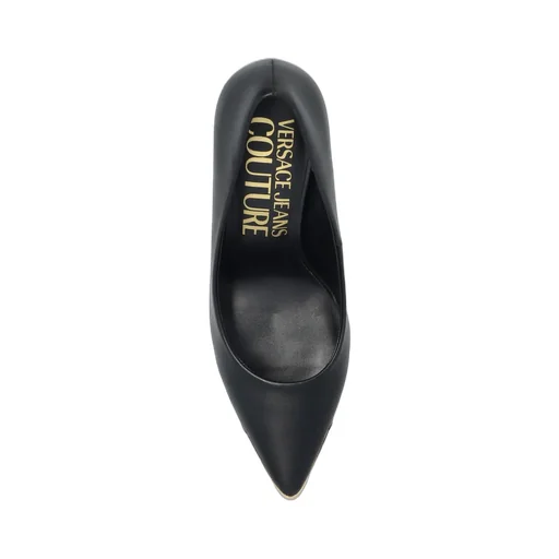 Pointed-Toe Pumps With Metal Detail