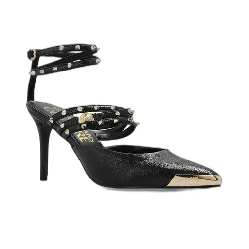 Stiletto Heels With Studs And Ankle Strap
