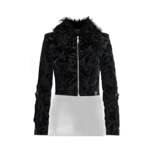Velvet Baroque Print Jacket