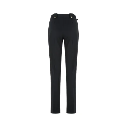High-Waisted Belted Trousers