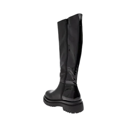 Knee-High Boots With Buckle Detail