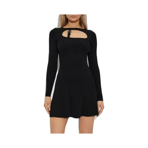 Ribbed Knit Mini Dress