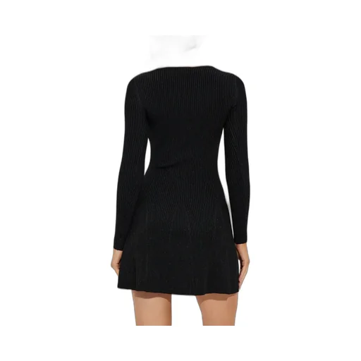 Ribbed Knit Mini Dress
