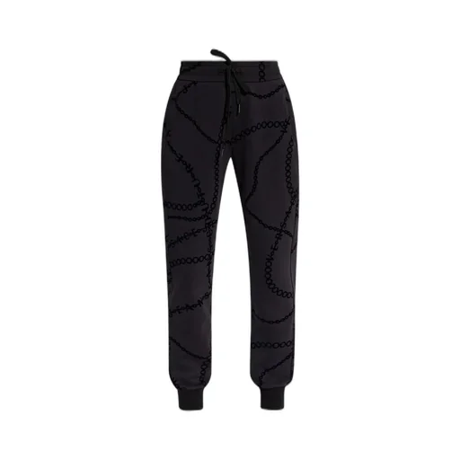 Joggers With Chain Print
