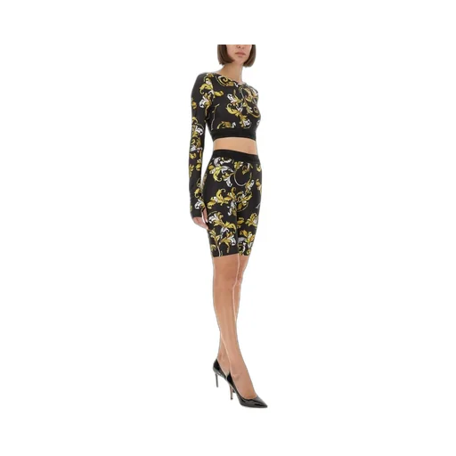 Baroque Print Biker Shorts