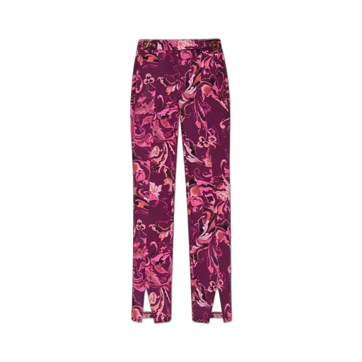 High-Waisted Flared Trousers