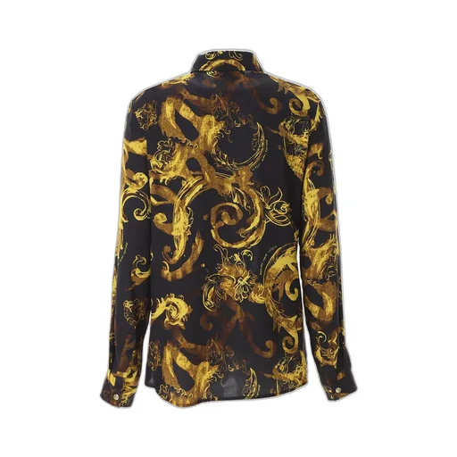 Baroque Print Silk Shirt
