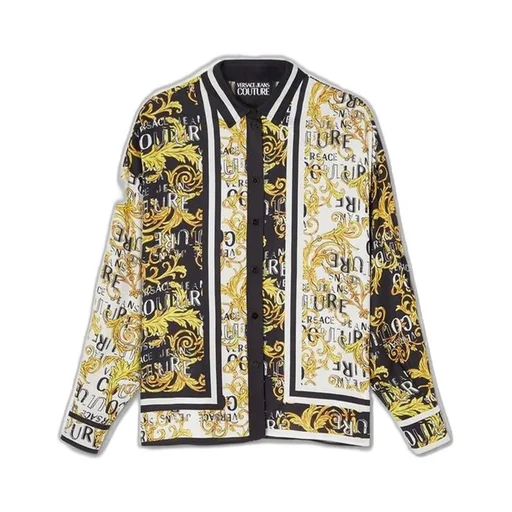 Baroque Print Silk Shirt