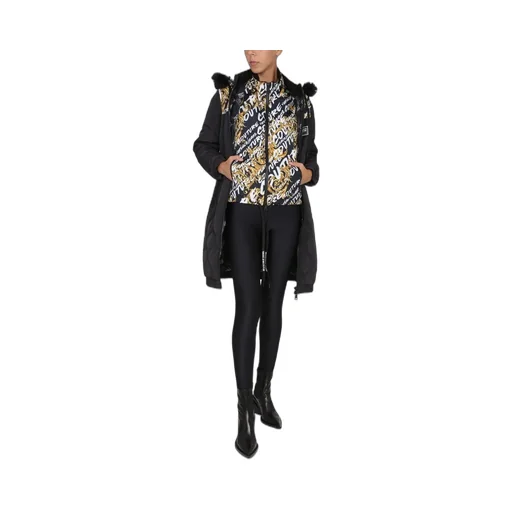 Quilted Coat With Baroque Print