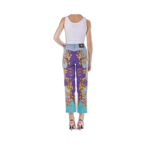 Baroque Print Jeans