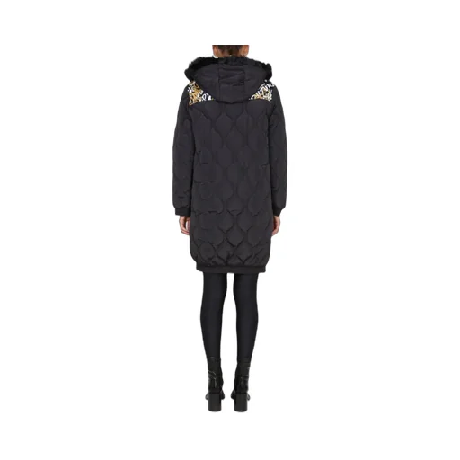 Quilted Coat With Baroque Print