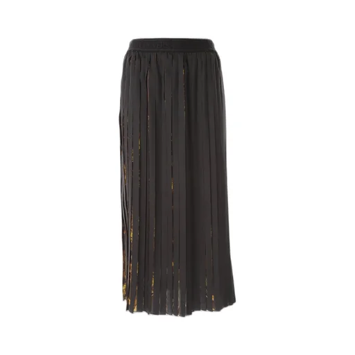 Pleated Maxi Skirt