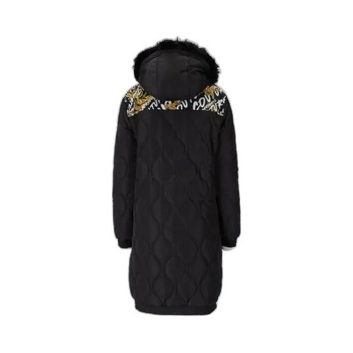 Quilted Coat With Baroque Print