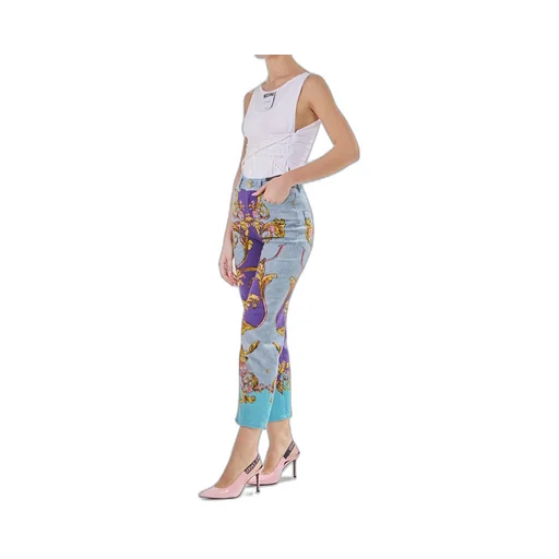 Baroque Print Jeans