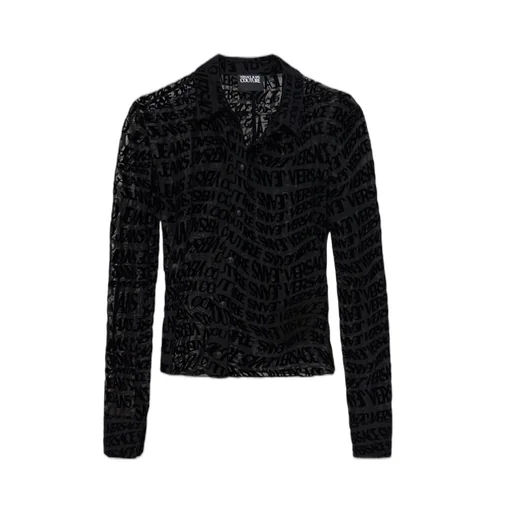 Logo Print Mesh Shirt