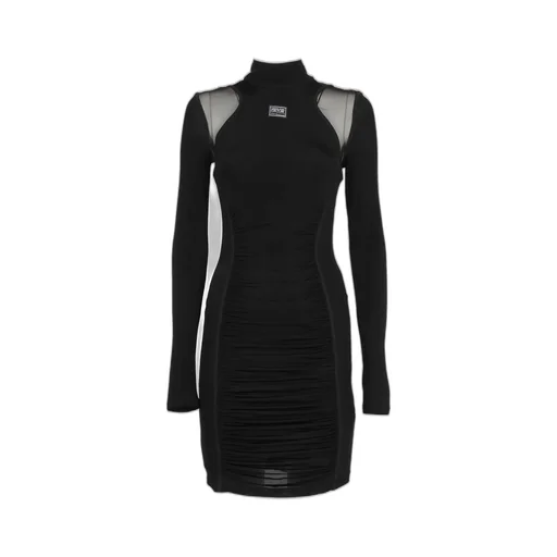 Ruched Mesh Dress