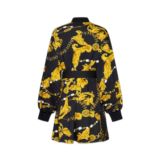 Barocco Print Mini Dress