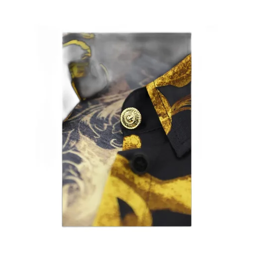Baroque Print Silk Shirt