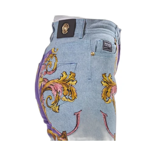 Baroque Print Jeans