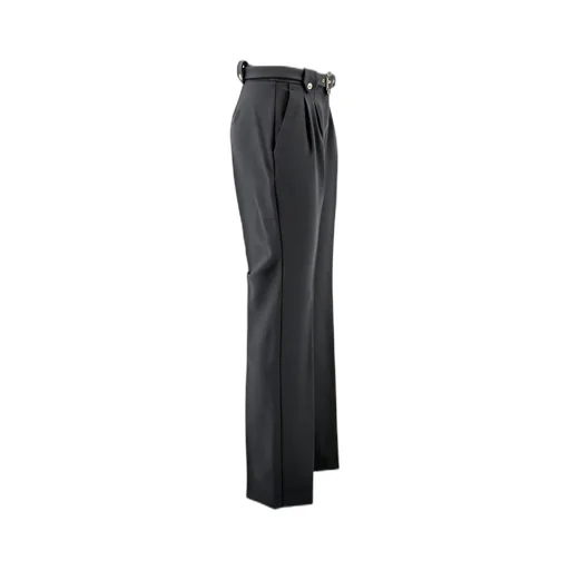 Pleated Belted Trousers