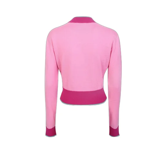 Logo Print Cropped Sweater