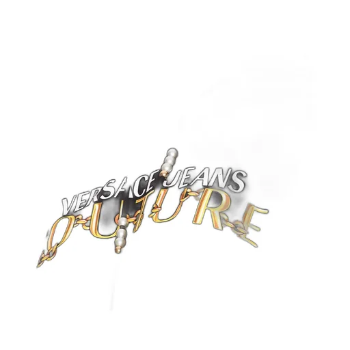 Cropped Hoodie With Chain Print
