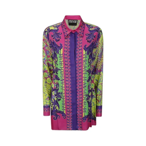 Baroque Print Silk Shirt
