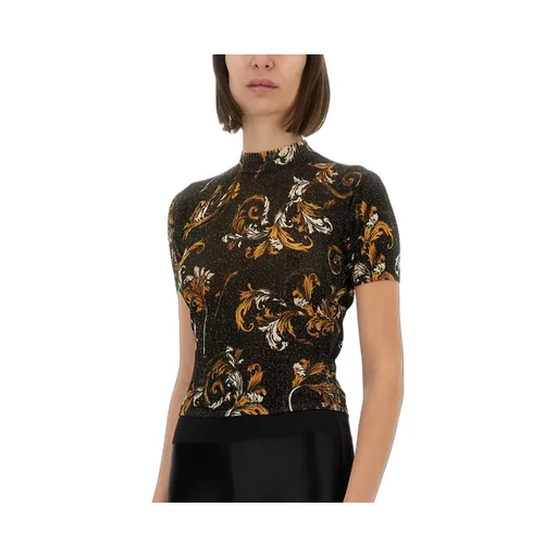 Short Sleeve Mock Neck Top