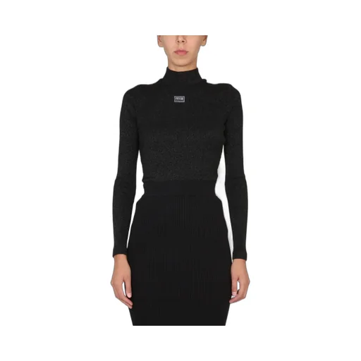Ribbed Turtleneck Top