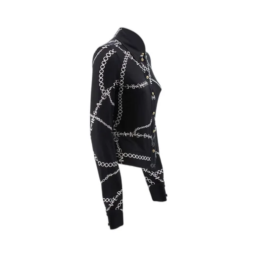 Chain Print Long Sleeve Shirt