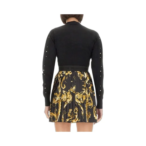 Cropped Sweater With Studs