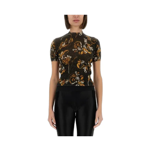 Short Sleeve Mock Neck Top