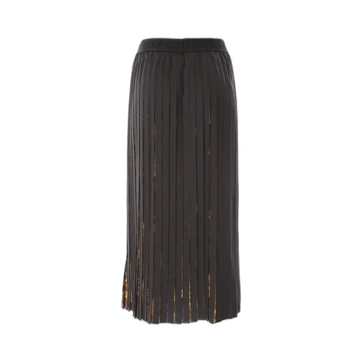 Pleated Maxi Skirt