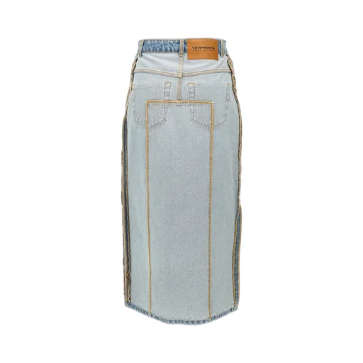 Denim Maxi Skirt