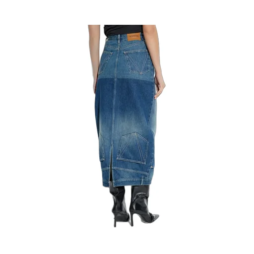 Denim Maxi Skirt