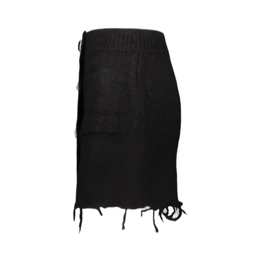 Embellished Knit Mini Skirt
