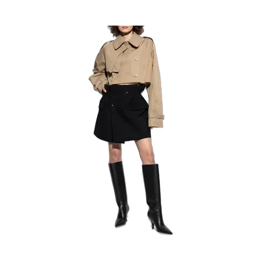 Cropped Trench Jacket