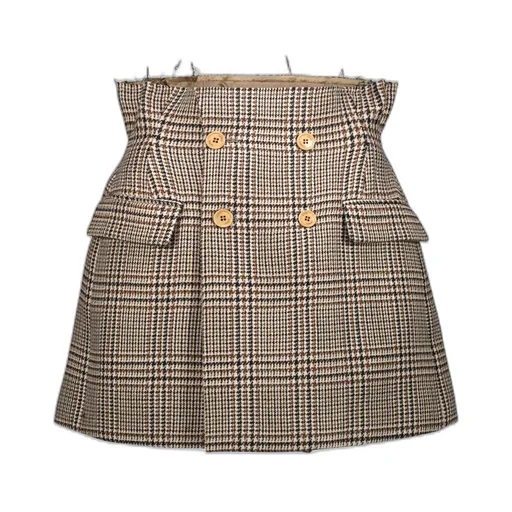 Plaid Mini Skirt